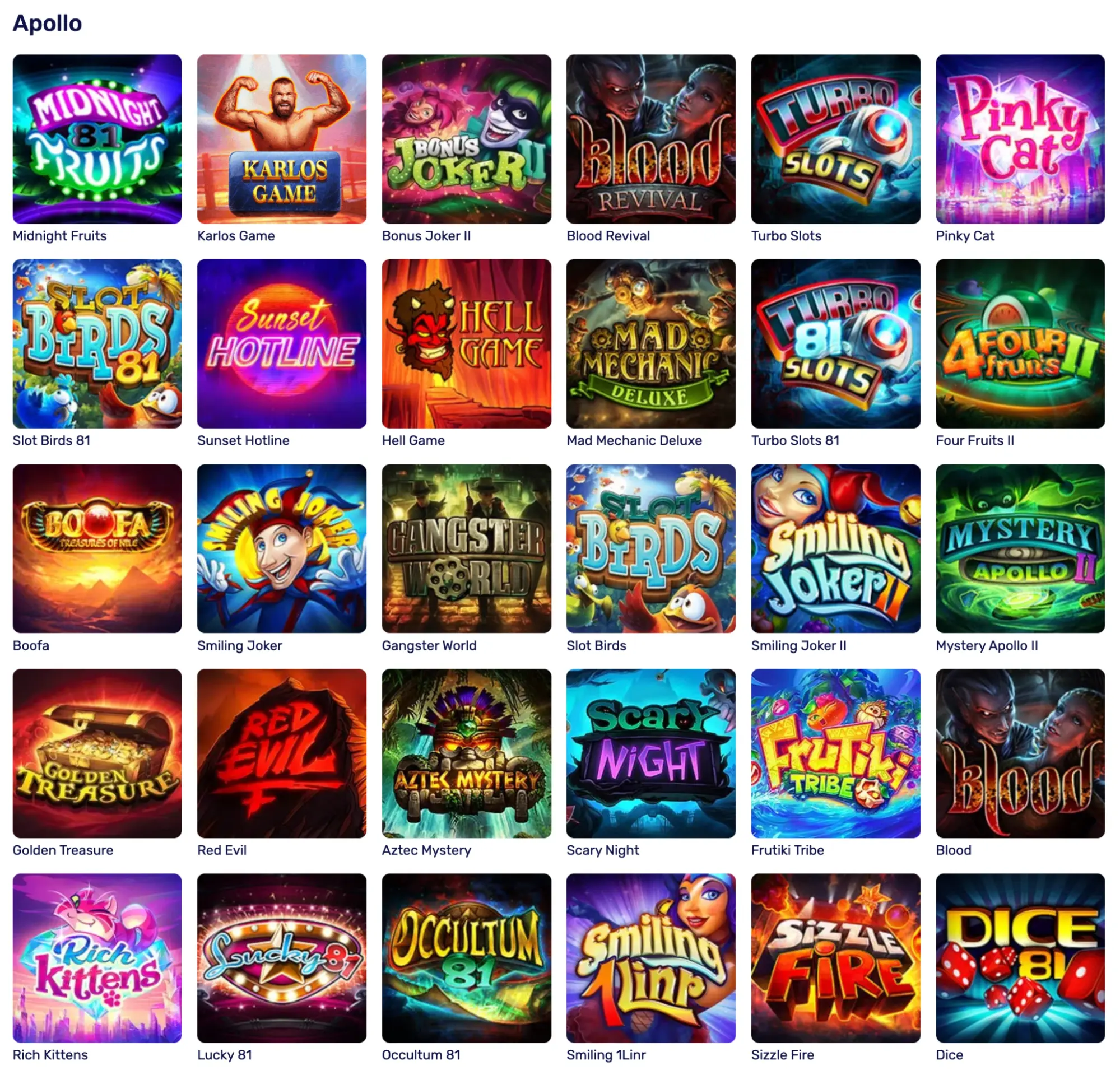 Forbes — přehled herních automatů. Sekce „Forbes“ — mřížka náhledů online automatů: Midnight Fruits, Karlos Game, Bonus Joker II, Blood Revival, Turbo Slots, Pinky Cat, Slot Birds 81, Sunset Hotline, Hell Game, Mad Mechanic Deluxe, Four Fruits II a další.